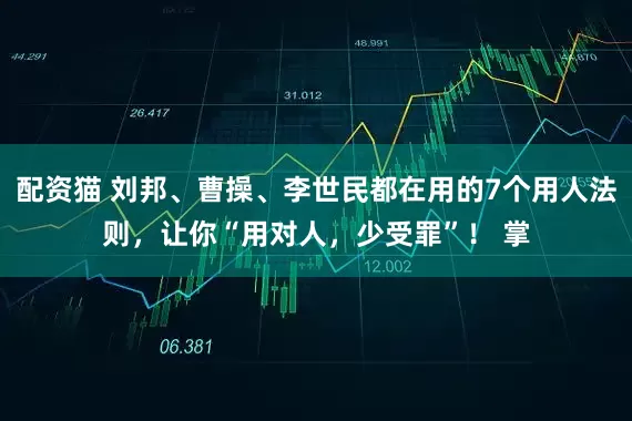 配资猫 刘邦、曹操、李世民都在用的7个用人法则，让你“用对人，少受罪”！ 掌