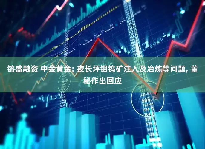 镕盛融资 中金黄金: 夜长坪钼钨矿注入及冶炼等问题, 董秘作出回应
